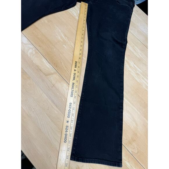 "True Religion" Ricky Relaxed Straight Black Mens Jeans SZ 40 Clubwear Designer - Picture 12 of 13